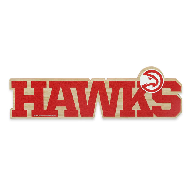 Atlanta Hawks Laser Cut Tabletop Wood Decor