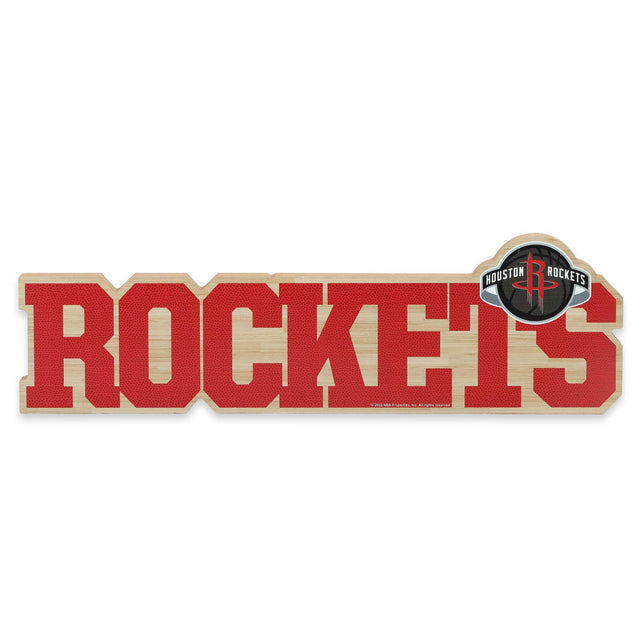 Houston Rockets Laser Cut Tabletop Wood Decor