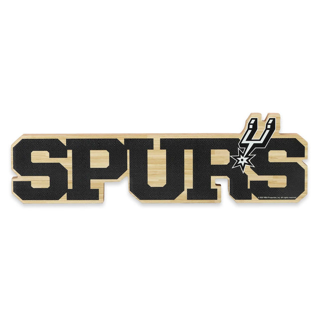 San Antonio Spurs Laser Cut Tabletop Wood Decor