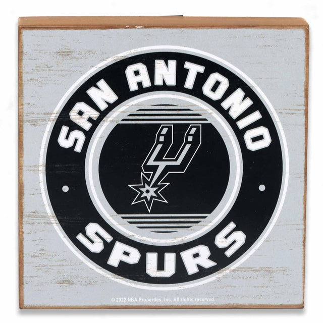 San Antonio Spurs Logo Deep Wood Wall Decor