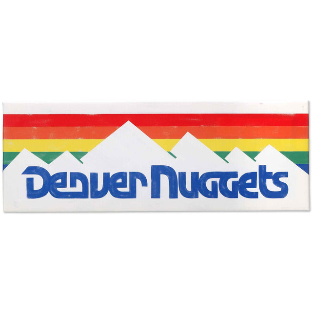 Decoración de pared en lienzo con la tradición de los Denver Nuggets