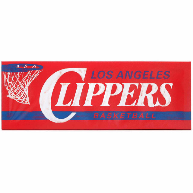 Decoración de pared en lienzo con la tradición de Los Angeles Clippers