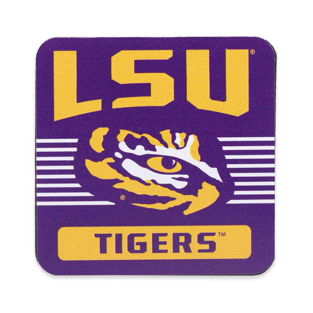 Louisiana State University Tigers Retro Metal Magnet