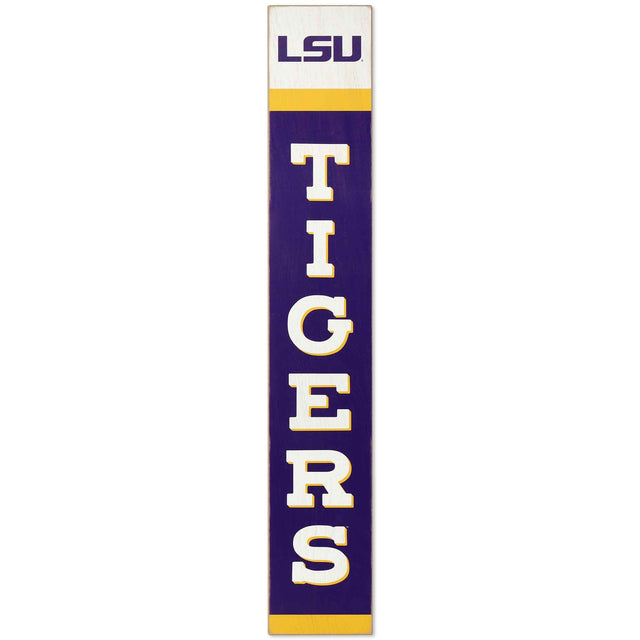 Louisiana State University Vertical Wood Wall Decor