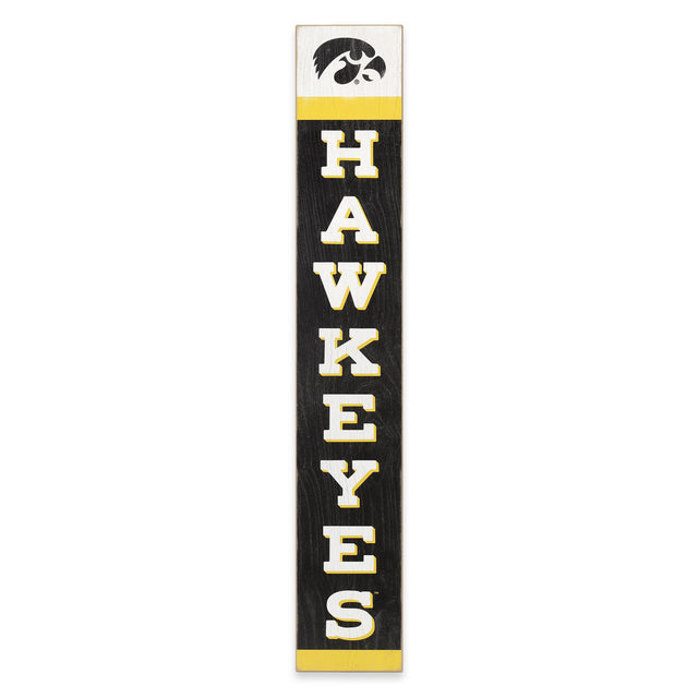 University of Iowa Vertical Wood Wall Decor