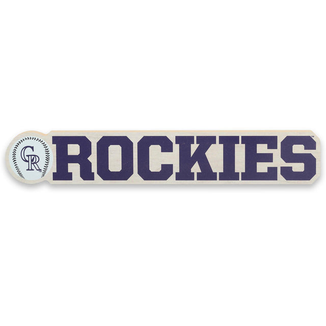 Colorado Rockies Team Spirit Logo Decor