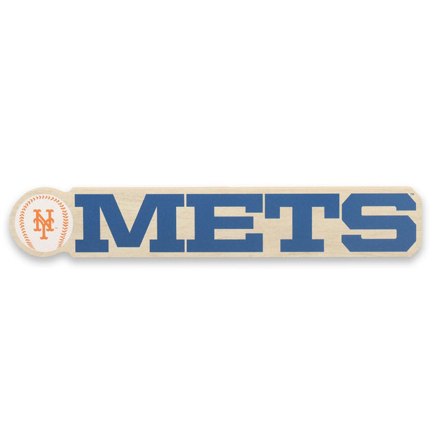 Decoración con el logotipo del espíritu de equipo de los Mets de Nueva York