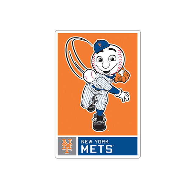 Imán de madera del señor Met