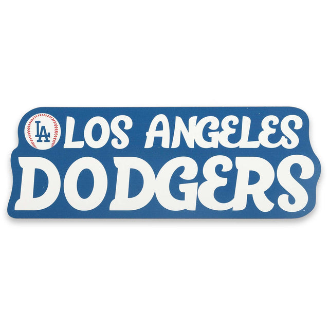 Los Angeles Dodgers Retro Team Name Wood Wall Decor for Man Cave, Office, or Game Room