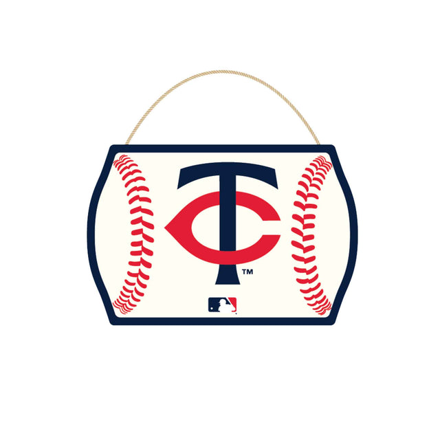 Minnesota Twins Baseball Hanging Wood