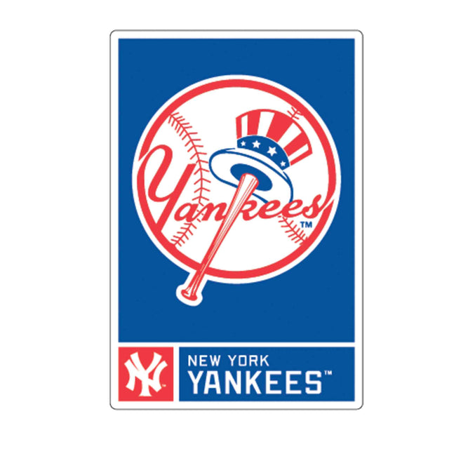 NY Yankees Wood Magnet