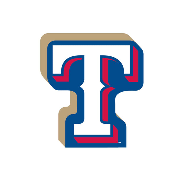 Texas Rangers Tabletop Wood Block