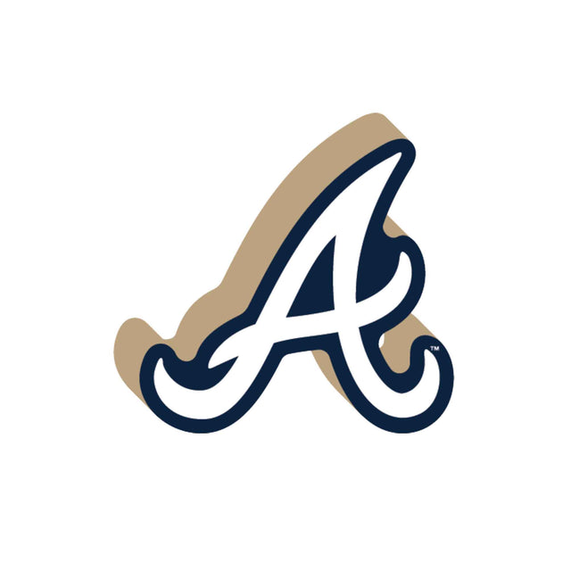 Atlanta Braves Tabletop Wood Block