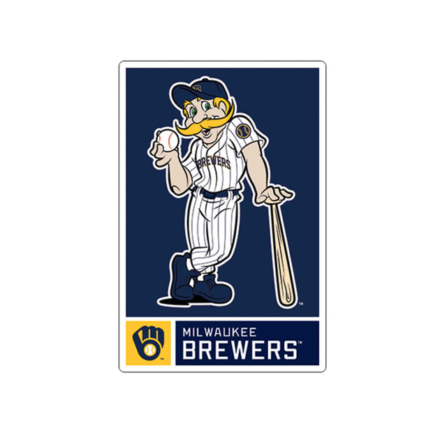 Bernie Brewer Mascot Wood Magnet