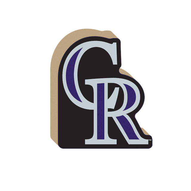 Colorado Rockies Tabletop Wood Block