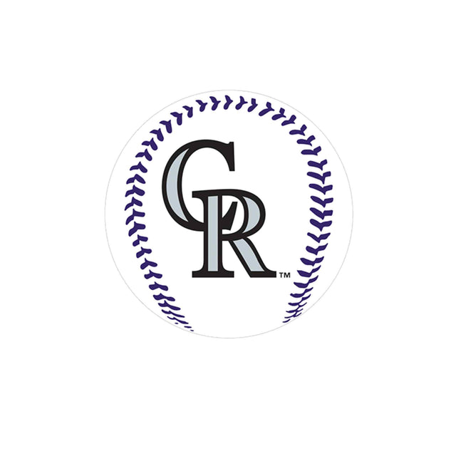 Colorado Rockies Baseball Wood Magnet