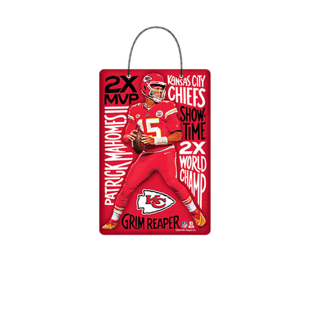 KC Chiefs Winning Words Hanging X-Metal