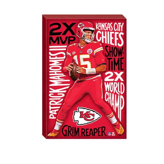 NFL Kansas City Chiefs Patrick Mahomes Winning Words Canvas Wall Decor