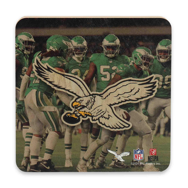 Philadelphia Eagles Team Huddle Tabletop Wood