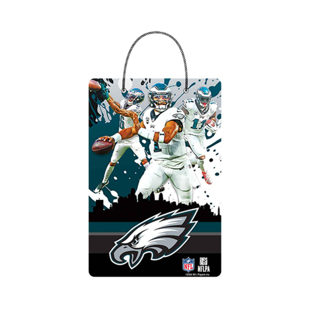 Philadelphia Eagles City Skyline Hanging X-Metal