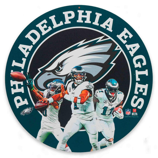 NFL Philadelphia Eagles Gameday Round Metal Sign