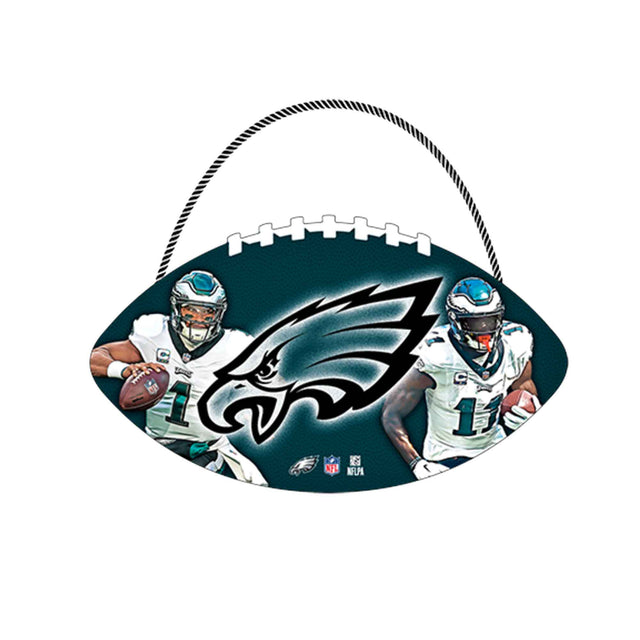 Philadelphia Eagles Football Hanging Wood