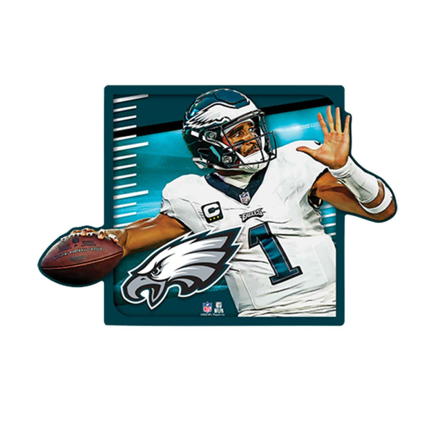 NFL Philadelphia Eagles Jalen Hurts In Motion Wood Wall Decor