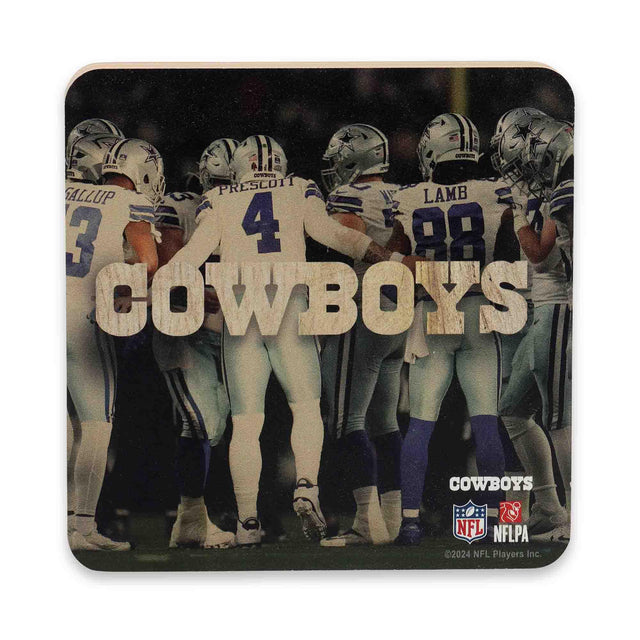 Dallas Cowboys Team Huddle Tabletop Wood