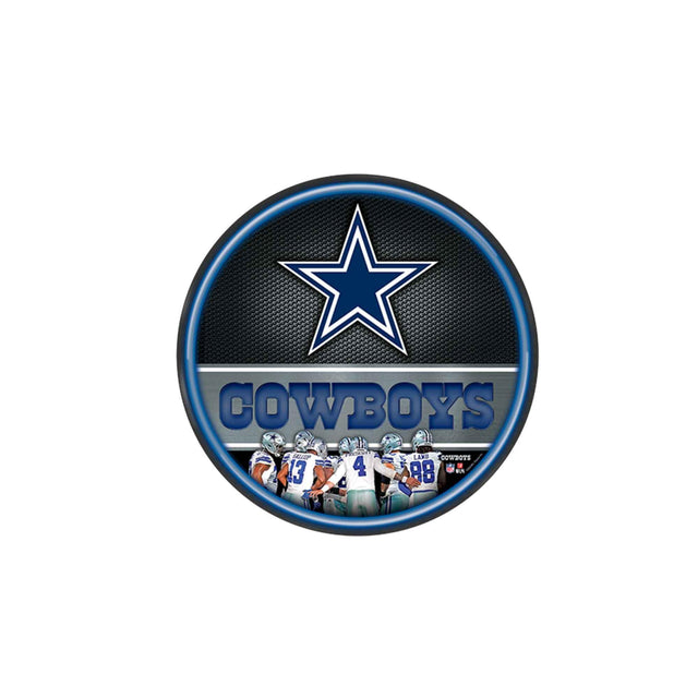 Dallas Cowboys LED Round Wall Art