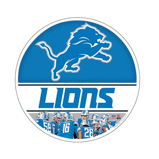 Detroit Lions Team Huddle Metal