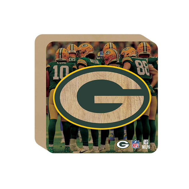 Mesa de madera para reunión de equipos de los Green Bay Packers