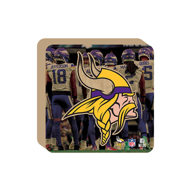 Mesa de madera para reunión de equipos de Minnesota Vikings