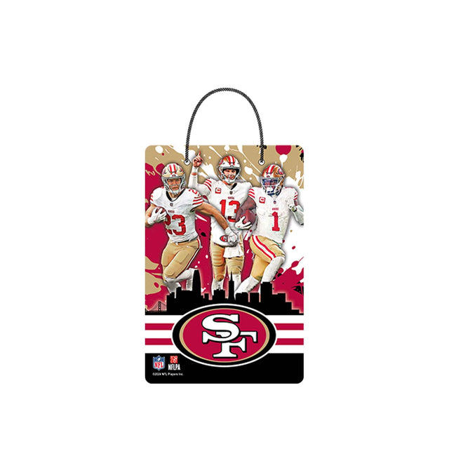 San Francisco City Skyline Hanging X-Metal