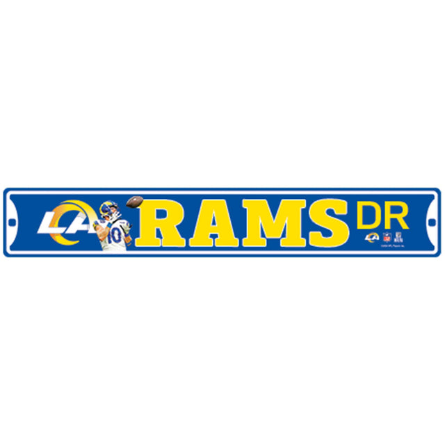 NFL Los Angeles Rams Cooper Kupp Metal Street Sign