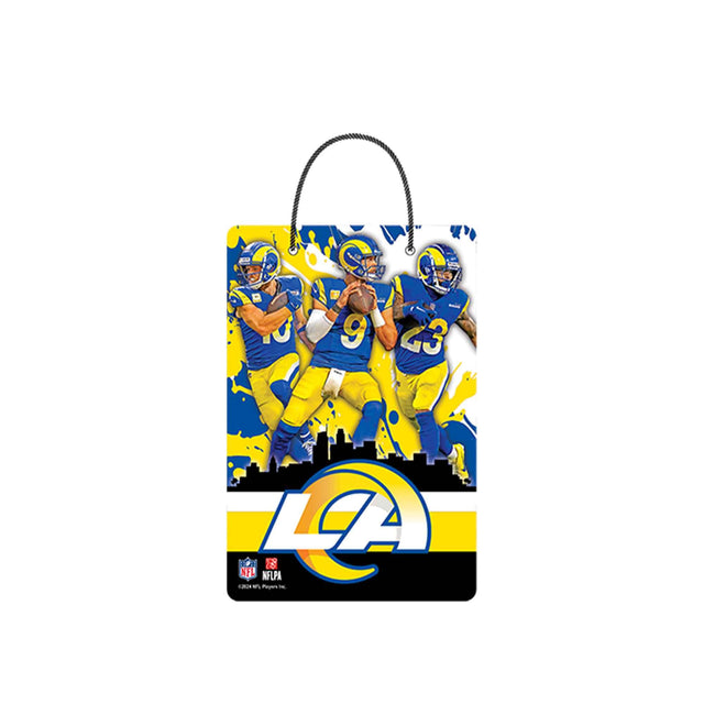 LA Rams City Skyline Hanging X-Metal