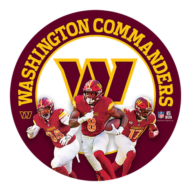 NFL 华盛顿指挥官比赛日圆形金属标牌