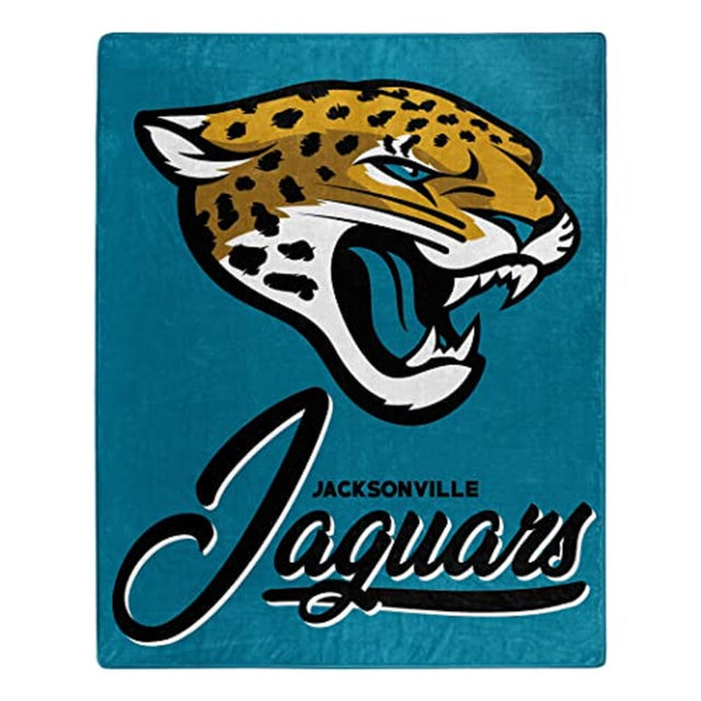 Manta de los Jacksonville Jaguars de 50 x 60 pulgadas con diseño exclusivo de Raschel