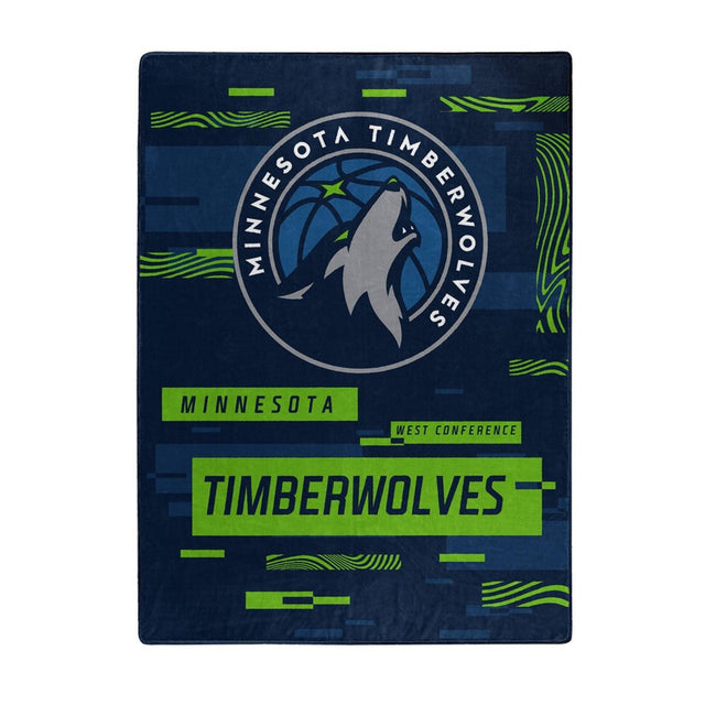 Manta Minnesota Timberwolves 60x80 Diseño digitalizado Raschel