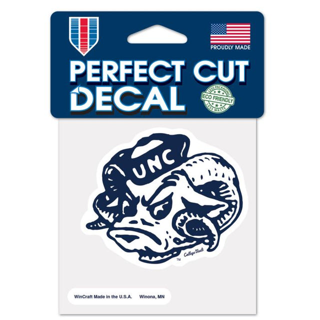 North Carolina Tar Heels /College Vault Perfect Cut Color Decal 4" x 4"