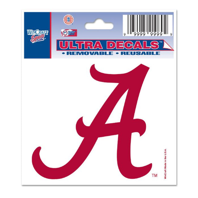 Calcomanía multiusos Alabama Crimson Tide de 3" x 4"