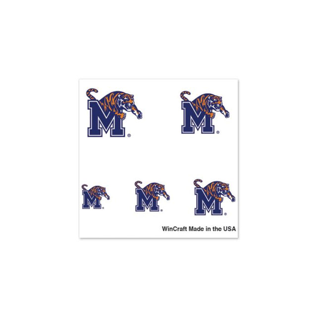 Memphis Tigers Fingernail Tattoos