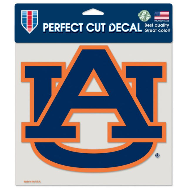 Auburn Tigers Perfect Cut Color Decal 8" x 8"