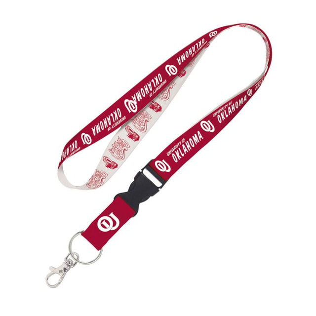 Oklahoma Sooners / Vintage Collegiate Lanyard w/detachable buckle 1"