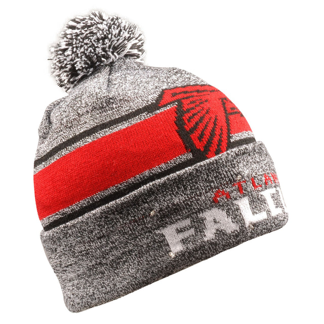 Gorro de los Atlanta Falcons con rayas grises y luz