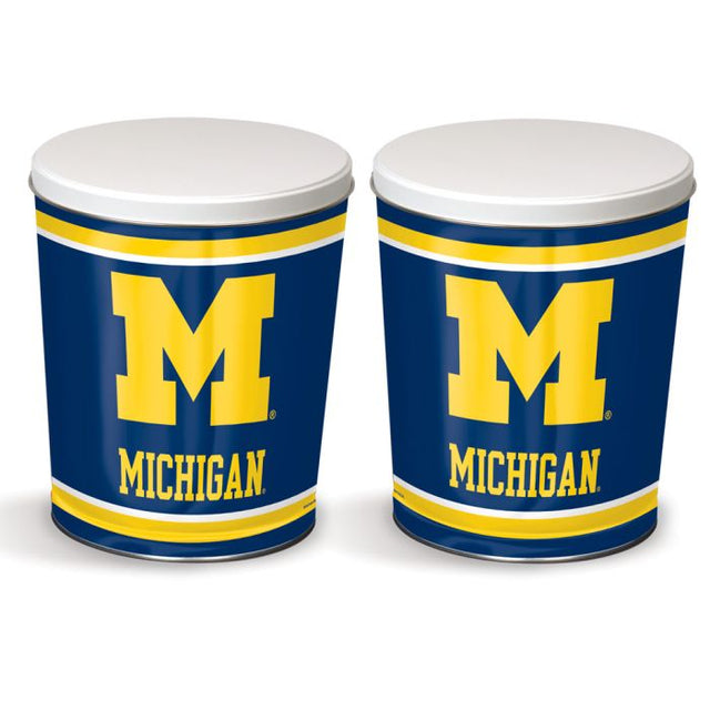 Michigan Wolverines Gift Tin tapered 3 gallon