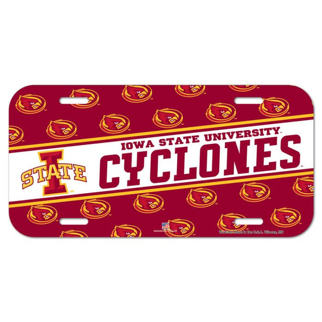 Iowa State Cyclones License Plate