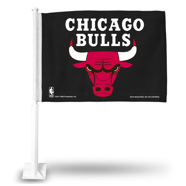 Coche con la bandera de los Chicago Bulls