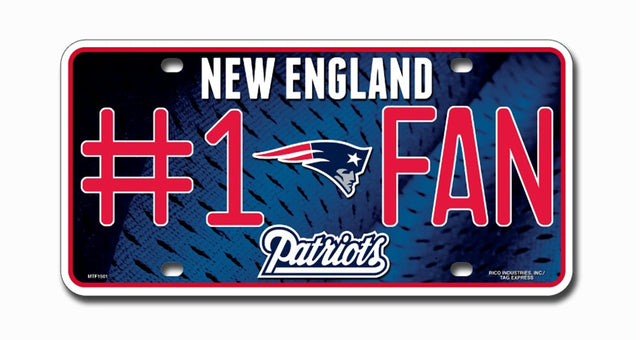 Matrícula de los New England Patriots n.° 1 Fan