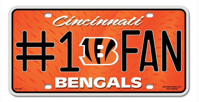 Matrícula de los Cincinnati Bengals n.° 1 Fan