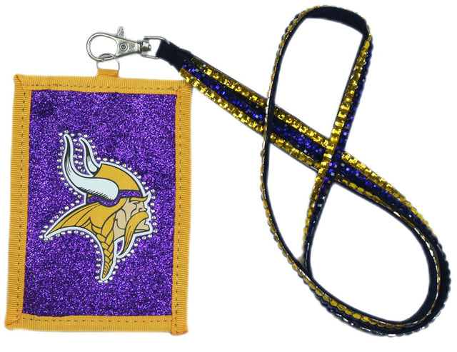 Cartera con cordón de cuentas de los Minnesota Vikings
